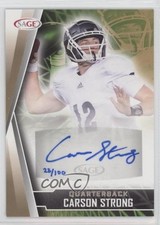 2022 SAGE High Series Auto Gold 23/100 Carson Strong #A-CS4 Auto 0nr3
