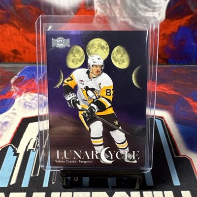 2025-26 Skybox Metal Sidney Crosby Purple Lunar Cycle #’d 125/349 Penguins