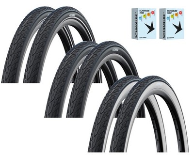 2 x Schwalbe Motion Road Cruiser Reifen + Schlauch Set - 2027 - K-Guard E-25