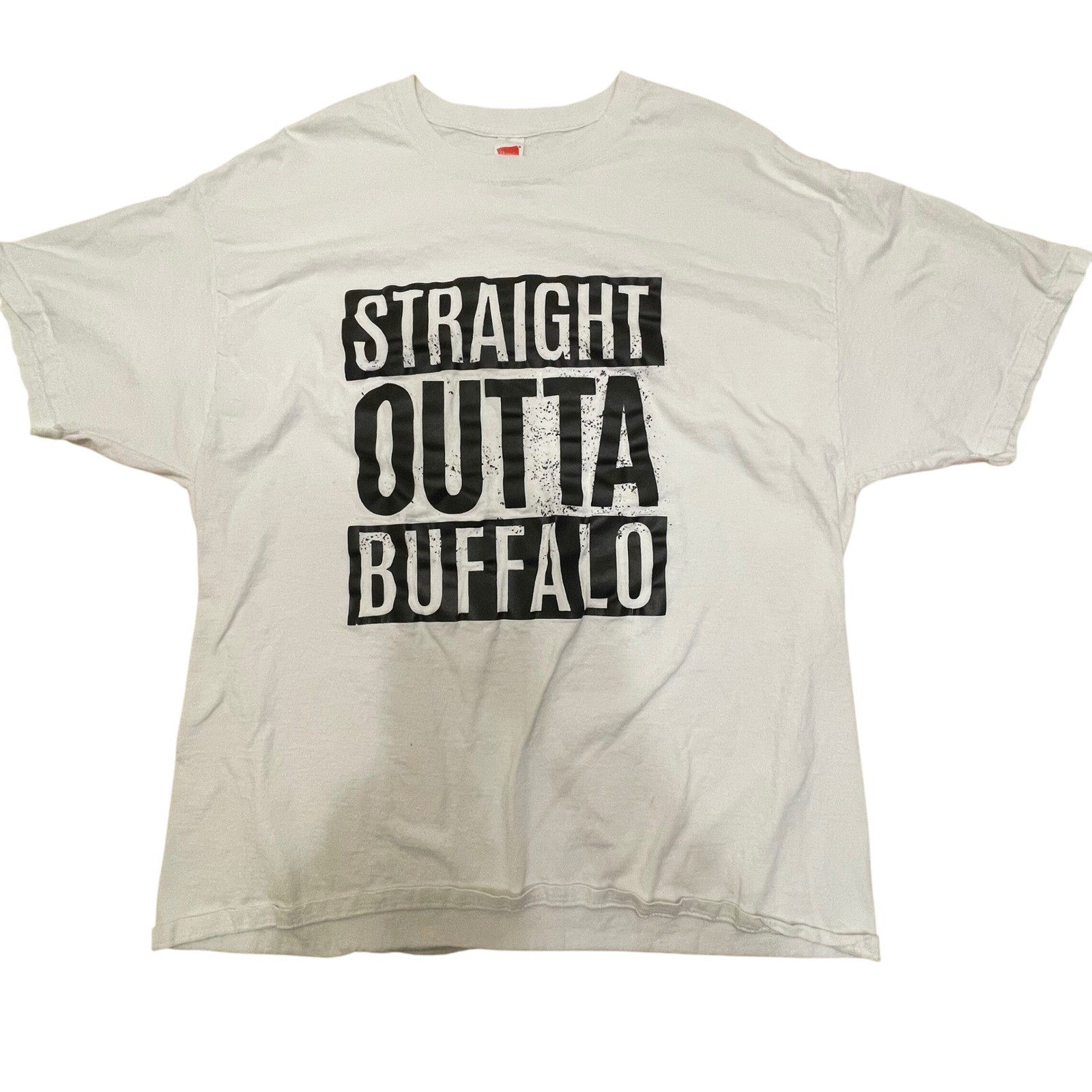 Hanes Buffalo NY Graphic Print Crew Neck Tee XL