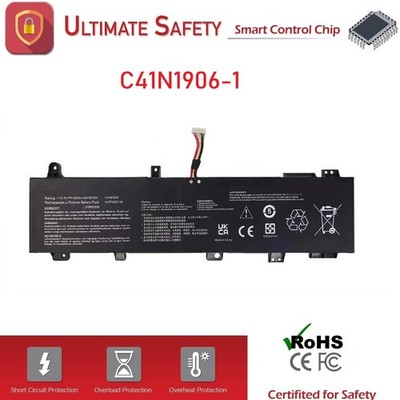 New 90Wh C41N1906 C41N1906-1 Battery for Asus TUF Gaming A17 FA706IU FA506 FX506