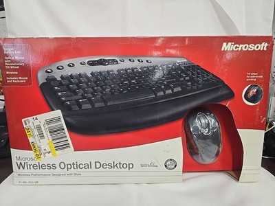 Microsoft Wireless Optical Desktop Keyboard Mouse PC MAC SEALED