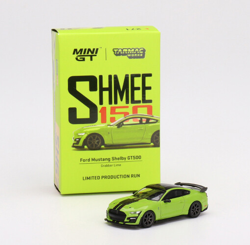 ミニカー MINI GT Ford Mustang Shelby GT500 Mini GT x Tarmac Works 1:64 Ford Mustang Shelby GT500 Grabber Lime