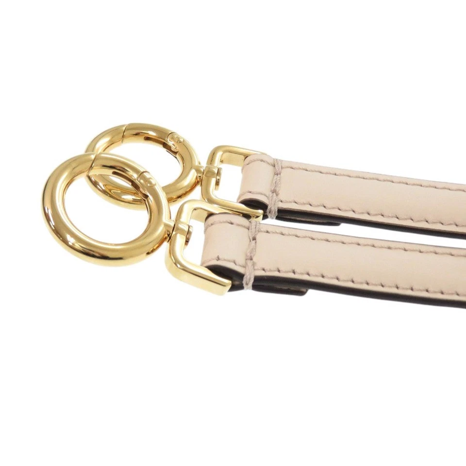 FENDI Peekaboo Correa de Hombro Cuero Marfil 1665 FENDI Foto 4 de 4