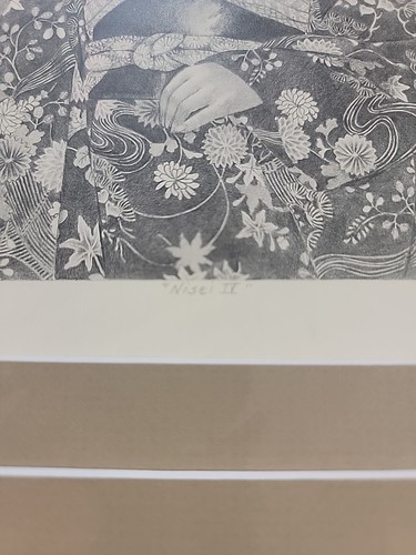 Hawaiian Artist Kathy Long “Nisei” Signed & Numbered Lithograph Beautiful Print - Picture 6 of 8