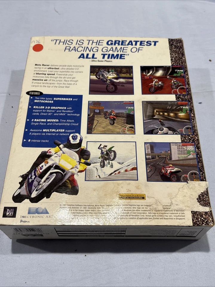 Moto Racer (PC CD) Big Box - Australian Classification - Image 2 of 4