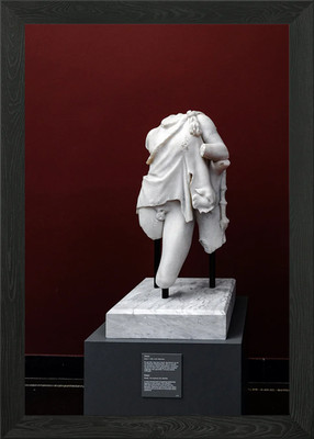 kopflose Statue gerahmt Wandbild Poster Leinwanddruck Bild