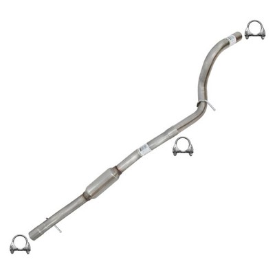Stainless Steel Exhaust Resonator Pipe fits: 2012-2017 Jeep Wrangler 3.6L
