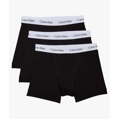 Calvin Klein Herren Boxershorts Trunks 3er Pack L Normalgröße Schwarz/Weiß