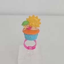 Bluebird Polly Pocket Sunshine Stamper Ring 1995 – Ultra Rare – Working Stamper