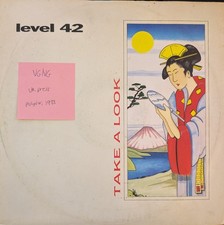 Level 42 Take a Look Vinyl Record 12" VG/VG PZ 24 1988