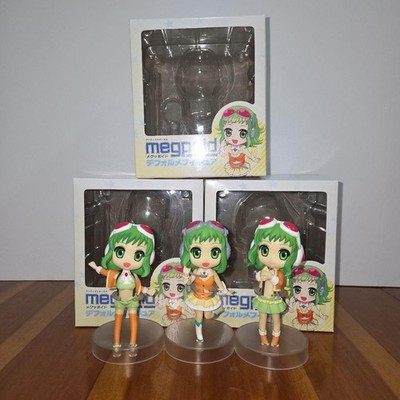 FuRyu Megpoid GUMI Deformed Figure 3 Pack Prize Collection Authentic Set