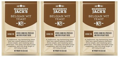 3 Bierhefen Mangrove Jacks Craft Series - M21 Belgian Wit Yeast 10g