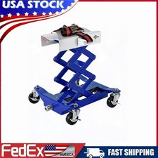 450 Lbs Capacity Low Profile Transmission Jack With Safety Straps 7-23 In Lift