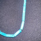 16” Strand Of Turquoise Tube Beads — photo 3