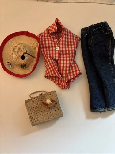 Vintage Barbie Picnic Set Near Complete Mattel Japan 1960s