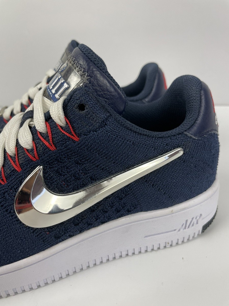 Nike Air Force 1 Ultra Flyknit Low NE QS Patriots 6X Champs Nike Air Force 1 Ultra Flyknit Low NE QS Patriots 6X Champs
