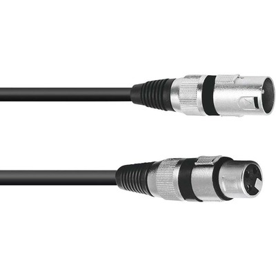 Omnitronic 3022058N XLR Verbindungskabel [1x XLR-Stecker 3 polig - 1x XLR-Buchse