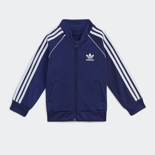 adidas Baby Trainingsanzug Superstar Kinder Sport Anzug 2er Set Outfit Navy cool - Bild 3 von 5