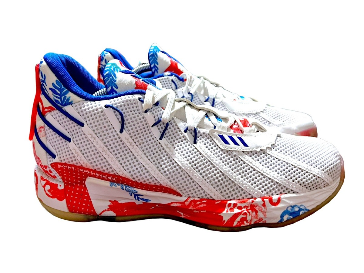 Size 9.5 Adidas FZ1102 Dame 7 GCA Basketball Shoes Fine 
