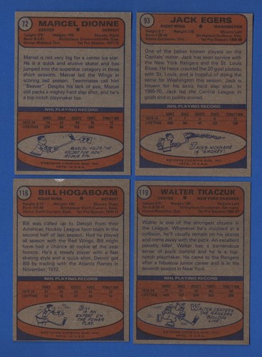 1974-75 TOPPS 74-75 NHL HOCKEY CARD 1-132 + ERROR SEE LIST - Picture 200 of 218