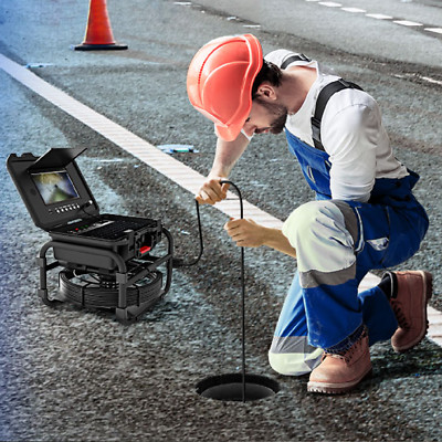 9 Inch Monitor 165FT 5mm Sewer Camera
