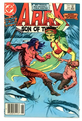Arak Son of Thunder #34 Newsstand DC Comics 1984 (VF+)