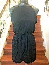 Catch 153 Women's Dress Black Spaghetti Straps Open Back Casual Short See Desc.