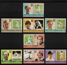 Tuvalu lot de valeurs moyennes neuf sans charnière XX MNH cricket