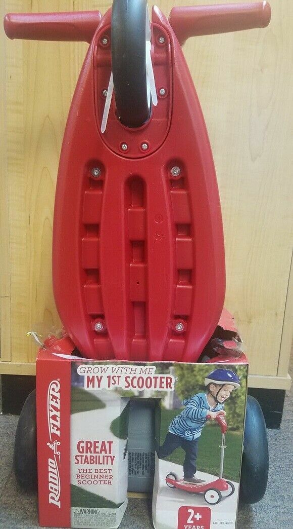 Radio Flyer Grow With Me My 1st Scooter Sport Red Model 538 for
