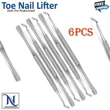 Toenail Nail Lifter Ingrown Nail Scaler Podiatry Toenail Surgery Tool 6Pcs