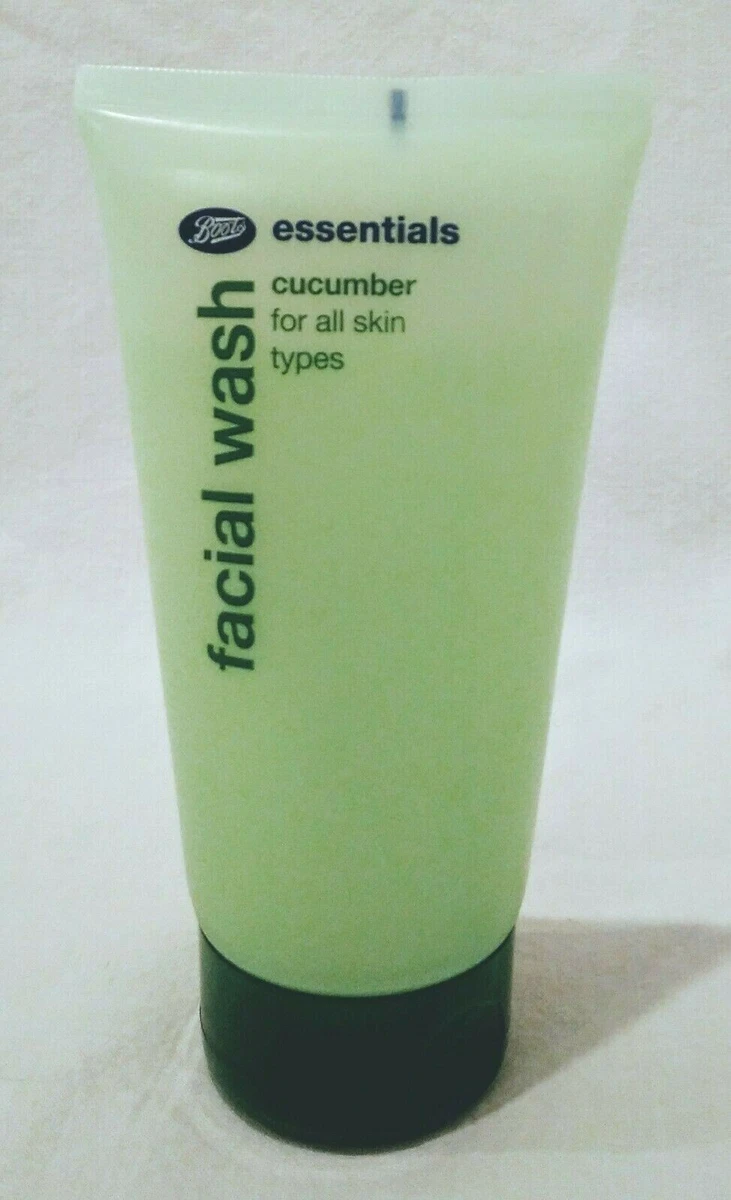 Boots Essentials Cucumber Facial Wash All Skin Types 150ml Tubes Brand New