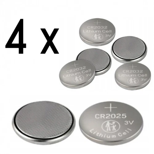 4 LITHIUM BATTERIES CR2032 3V VOLT, FOR WATCH, CAR, BUTTON BATTERIES CR2032