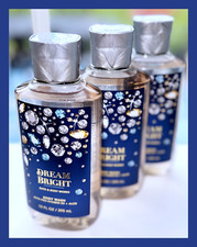 Bath  Body Works Dream Bright 10 oz Shower Gel Body Wash with Aloe B5 x3