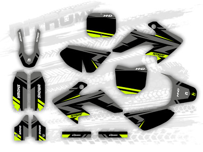 Graphics fits Honda CRF 50 F 50F 2000 - 2019 2020 2021 2022 2023 2024 FLUO/NEON