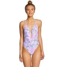 Rip Curl Women's Mai Tai One Piece Swimsuit Sz. XS White 150036