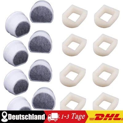 MARKENLOS 16x Kohlefilter Aktivkohlefilter für PetSafe Drinkwell Avalon Pagodenbrunnen