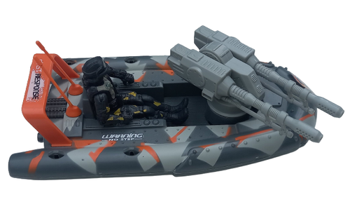 The Corps RAPID ASSAULT Boat with Carlos "Gills" Perez 2004 Lanard Toys - Picture 4 of 7
