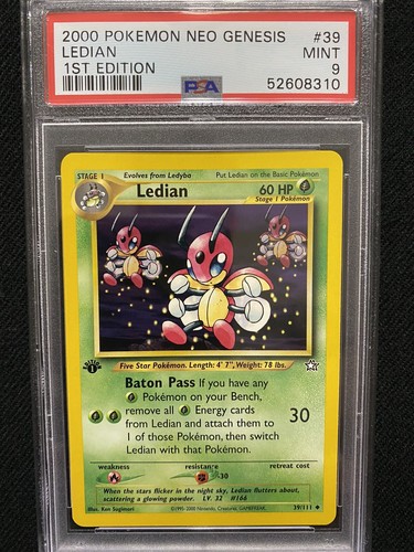 Ledian (1st Edition) graded PSA 9 for sale on eBay