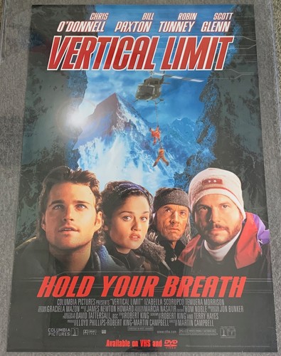 2000 SS home video poster ~ VERTICAL LIMIT ~ 27x40