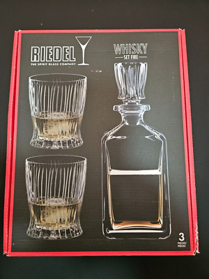 Riedel whisky set with decanter (new in box)