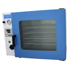 110V 1.9Cu ft Vacuum Drying Oven 4 Shelves Heating Cabinet 16.5x14.8x13.8in