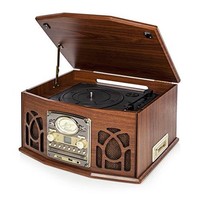 Itek I60019 Classic 5-in-1 Music System, Mains Powered With 33-45 Rpm Itek I60019 Classic 5-in-1 Music System, Mains Powered With 33-45 Rpm