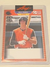 reed trimble one of one baseball card 1/1 baltimore orioles mlb out 1 os leaf