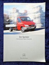 Mercedes-Benz Sprinter Prospekt 1.2004  Pritsche, Kipper, Fahrgestelle