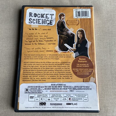 Rocket Science (DVD 2007) High School Comedy Debate Reece Thompson