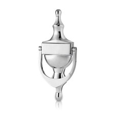 XFORT Door Knocker Polished Chrome, Victorian Urn Door Knockers for Front Door