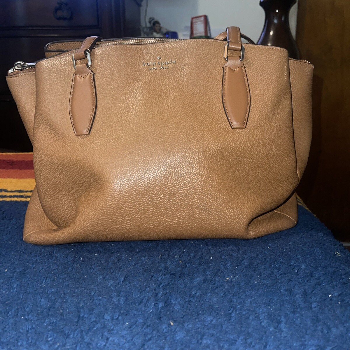 kate spade new york Large Triple Compartment Tote Monet Warm Gingerbread