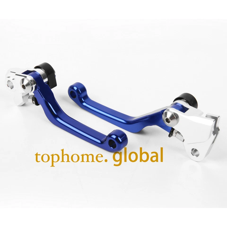 For Yamaha YZ250 YZ250F 2001-2006 Blue CNC Pivot Brake Clutch Levers 02 03 04 05 - Image 3 of 4