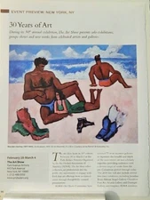 MARSEN HARTLEY  ART PIECE VTG ORIG  2018 ADVERTISEMENT,